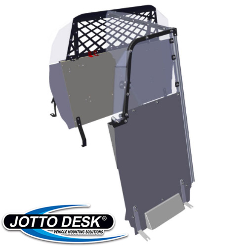 2020+ Ford PI Utility Single Cell Lite Prisoner Transport System-Jotto Desk